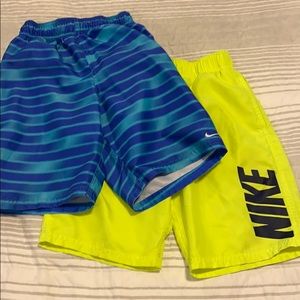 Boys Nike Swim Shorts Trunks Lot Size S